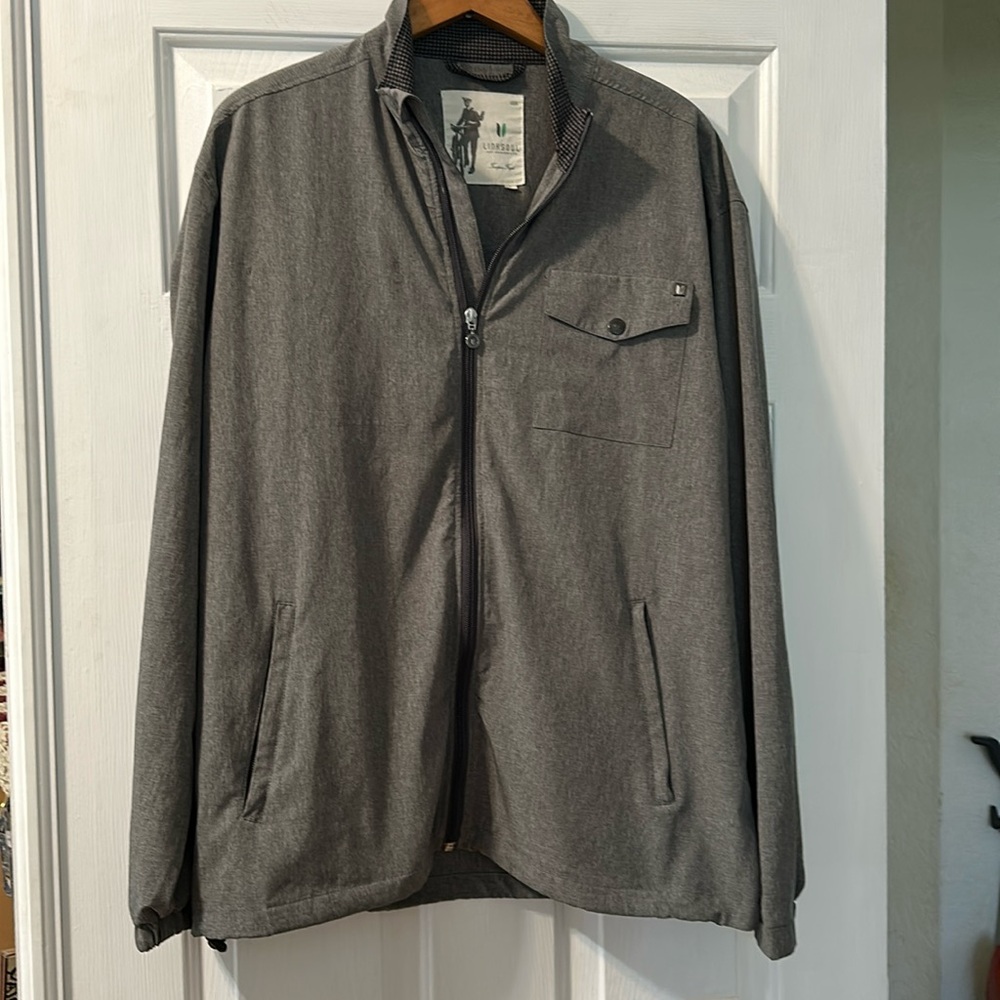 Linksoul Tempus Fugit full zip golf windbreaker